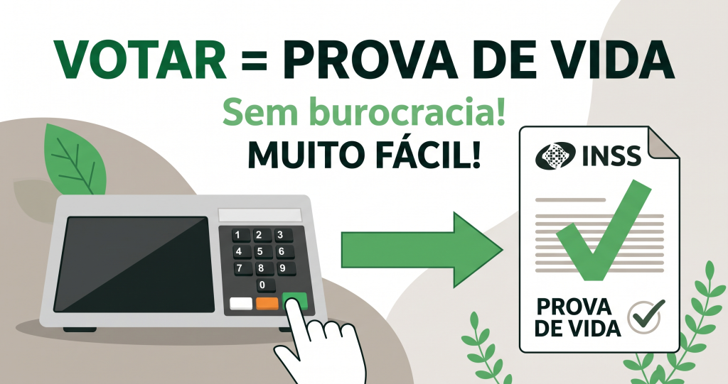 Votar pode valer como prova de vida do INSS em 2026?